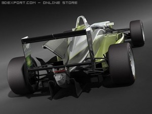 Formula 3 2008 f308 3D Model