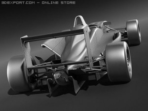 Formula 3 2008 f308 3D Model