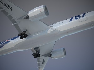 Boeing 787 Dreamliner Ana Airlines Model 3D