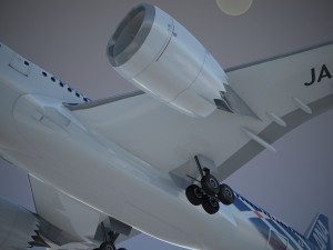 Boeing 787 Dreamliner Ana Airlines Model 3D