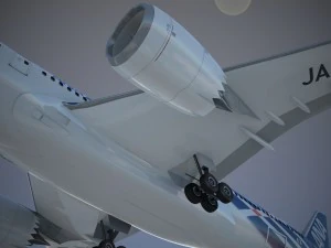 Boeing 787 Dreamliner Ana Airlines 3D Model