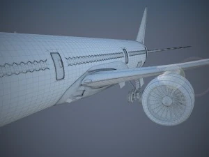 Boeing 787 Dreamliner Ana Airlines 3D Model