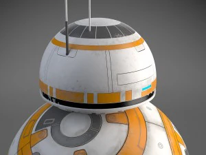 Star Wars Tech Droid BB8 3D Model