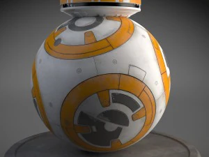 Star Wars Tech Droid BB8 3D Model