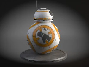 Star Wars Tech Droid BB8 3D Model