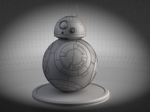 Star Wars Tech Droid BB8 Model 3D