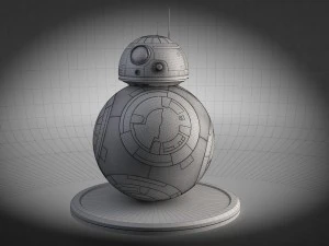 Star Wars Tech Droid BB8 3D Model