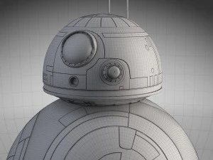 Star Wars Tech Droid BB8 3D Model