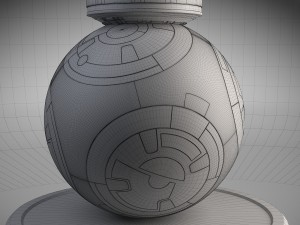 Star Wars Tech Droid BB8 Model 3D