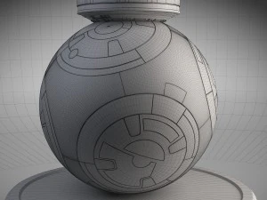 Star Wars Tech Droid BB8 3D Model