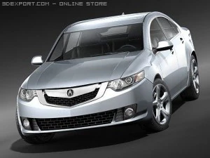 Acura TSX 2009 3D Model