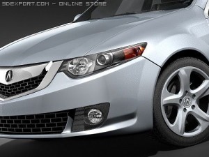 Acura TSX 2009 3Dモデル