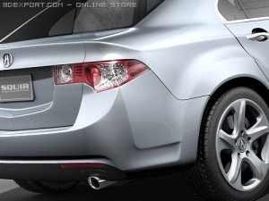 Acura TSX 2009 3Dモデル