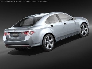 Acura TSX 2009 3Dモデル