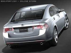 Acura TSX 2009 3Dモデル