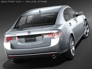 Acura TSX 2009 3D Model