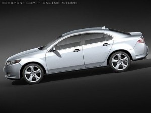Acura TSX 2009 3Dモデル