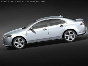 Acura TSX 2009 3D Model