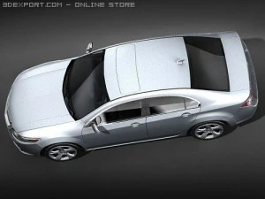 Acura TSX 2009 3D Model