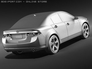 Acura TSX 2009 3Dモデル