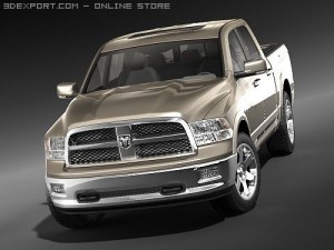Dodge Ram 1500 Crew Cab 2009 Modelo 3D