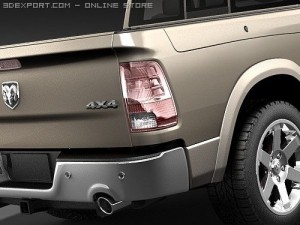 Dodge Ram 1500 Crew Cab 2009 Modelo 3D