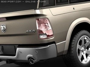 Dodge Ram 1500 Crew Cab 2009 3D Model