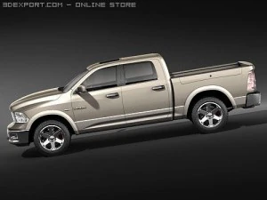 Dodge Ram 1500 Crew Cab 2009 3D Model