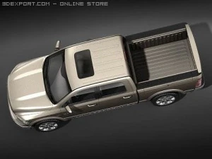 Dodge Ram 1500 Crew Cab 2009 3D Model