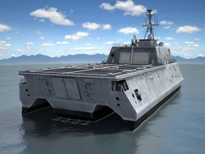 USS Independence LCS-2 Ship 3D Model