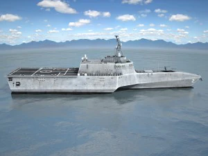 USS Independence LCS-2 Ship 3D Model
