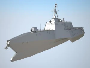 USS Independence LCS-2 Ship 3D Model