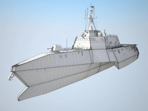 USS Independence LCS-2 Ship 3D Model