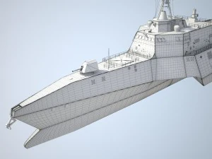USS Independence LCS-2 Ship 3D Model