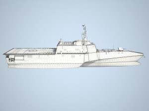 USS Independence LCS-2 Ship Modelo 3D