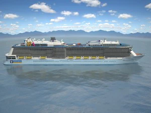 Quantum of the Seas vray 3D Model