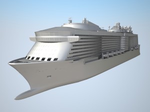 Quantum of the Seas vray 3D Model