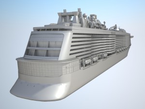 Quantum of the Seas vray 3D Model