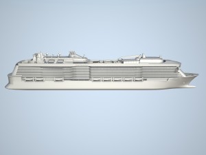 Quantum of the Seas vray 3D Model