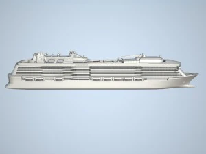 Quantum of the Seas vray 3D Model