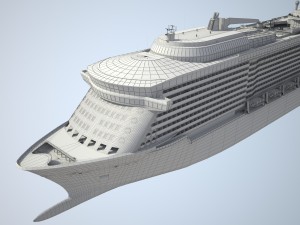 Quantum of the Seas vray 3D Model