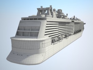 Quantum of the Seas vray 3D Model
