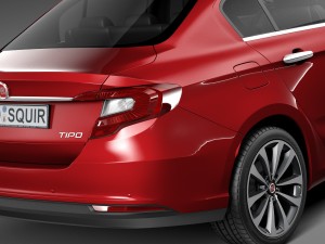 Fiat Tipo 2016 3D Model