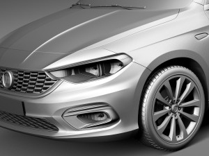 Fiat Tipo 2016 3D Model