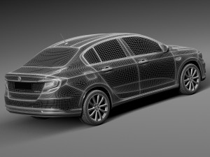 Fiat Tipo 2016 3D Model