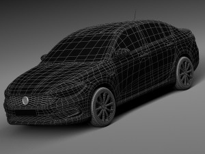 Fiat Tipo 2016 3D Model