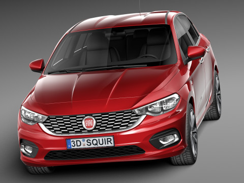 Fiat Tipo 2016 Modello 3D