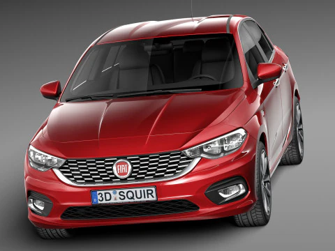 Fiat Tipo 2016 3D Model