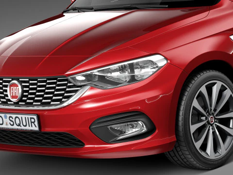 Fiat Tipo 2016 3D Model