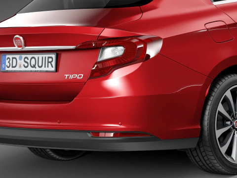 Fiat Tipo 2016 3D Model